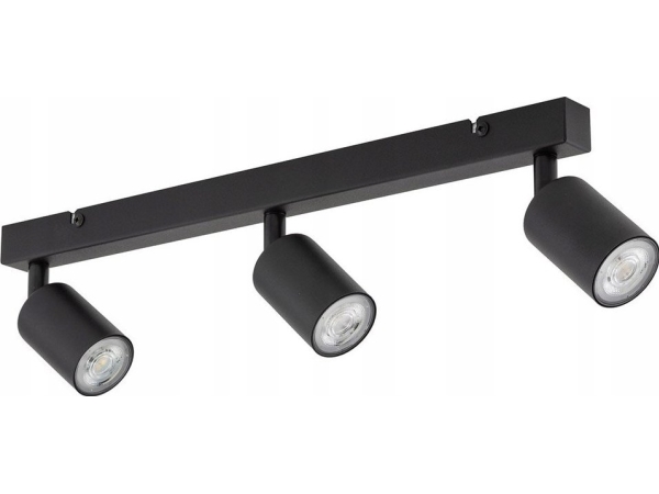 Tk Lighting Spot-Leuchte Top Gu10 3X10w Bk