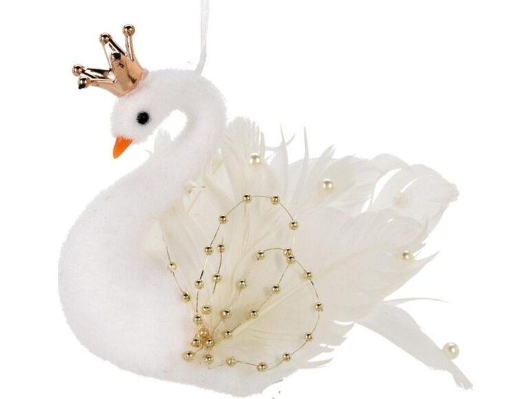 Home Styling Collection LABEDZ dekorativ hængende juleornament 17 cm guld vinger