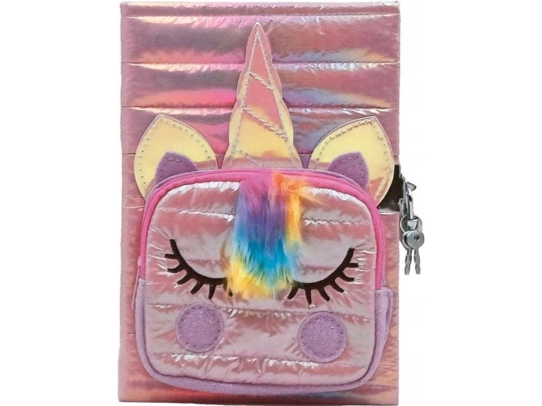 Stnux Unicorn Diary With Pocket.Pink Stn8721 98721