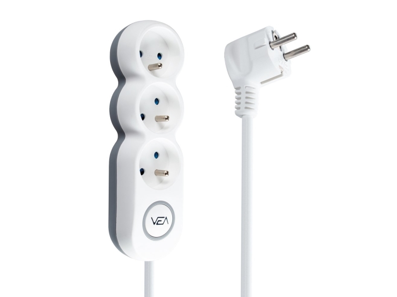 Libox Lb0192-1,5, 1.5 M, Indoor, White, 3 Ac Outlet(S), 230 V, 3500 W