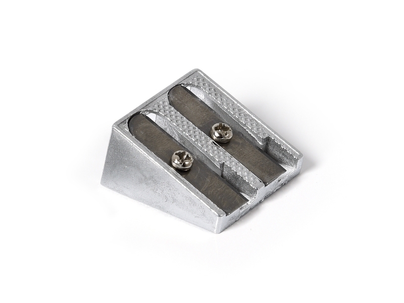 Blyantspidser aluminium dobbelt billede
