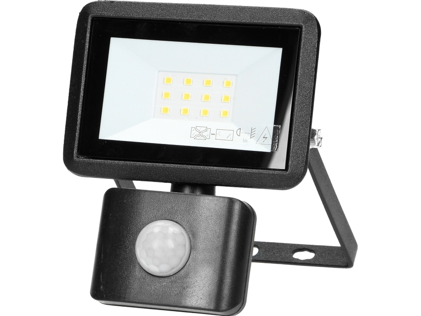Orno FARO S LED-strålkastare med PIR 10W, 800 lm, IP44, 4000K, aluminium + glas | Verktyg & Verkstad - För verkstaden - Arbets Ljus | GameStuff