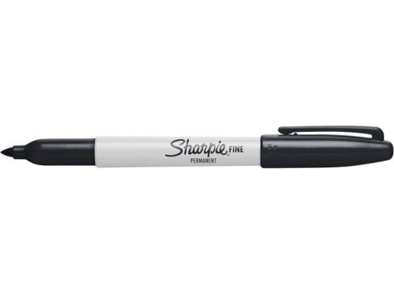 Sharpie Permanent Marker, Fin Spids, Sort