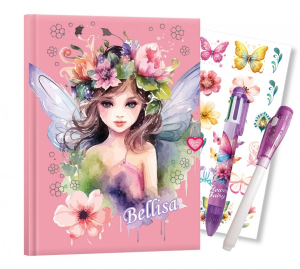 Pamiętnik Na Kłódkę Flower Fairy Bellisa 9322 Stnux
