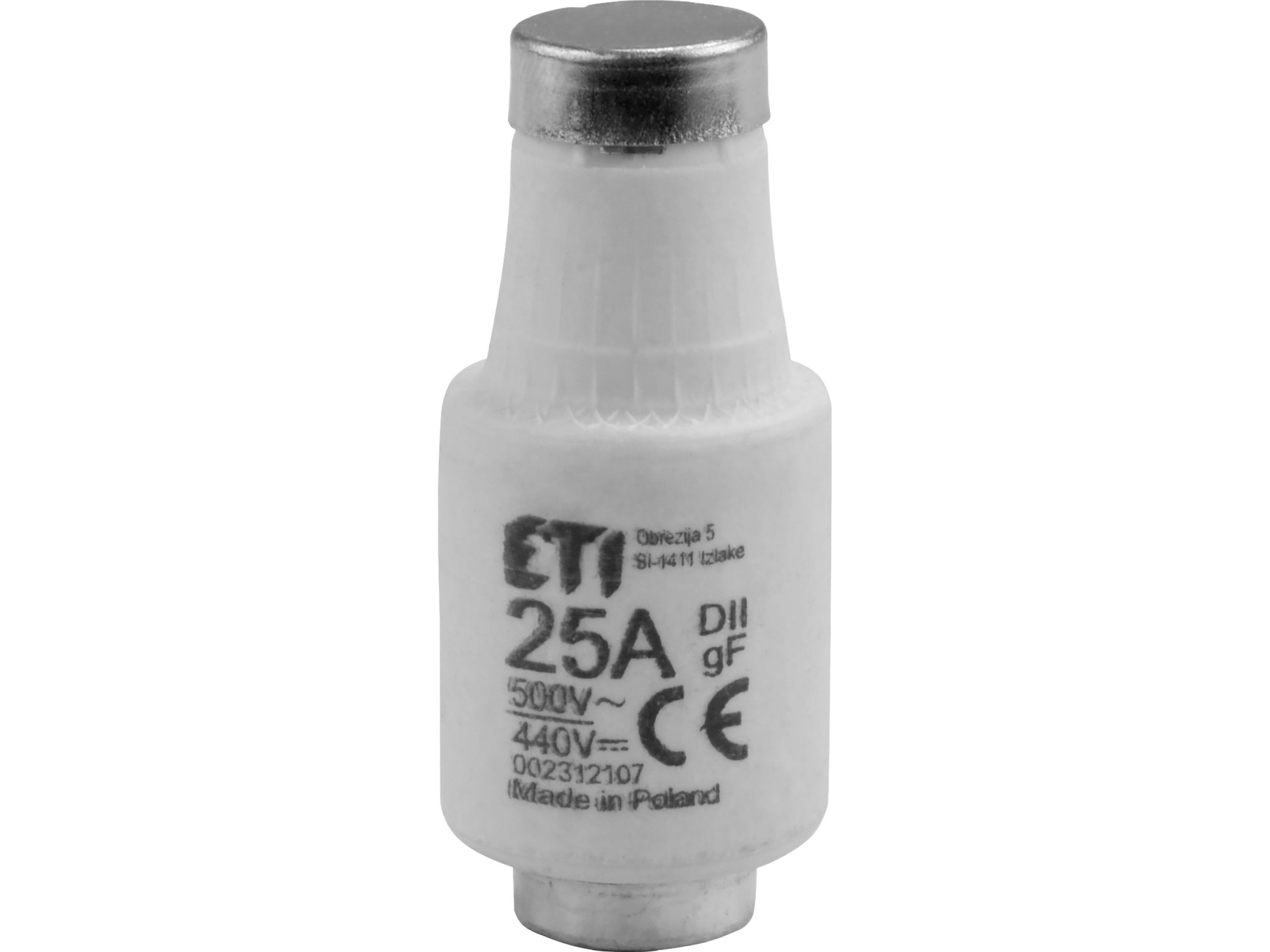 Orno Wkładka Saugiklių įdėklai WTS-25A/500V 25 vnt.