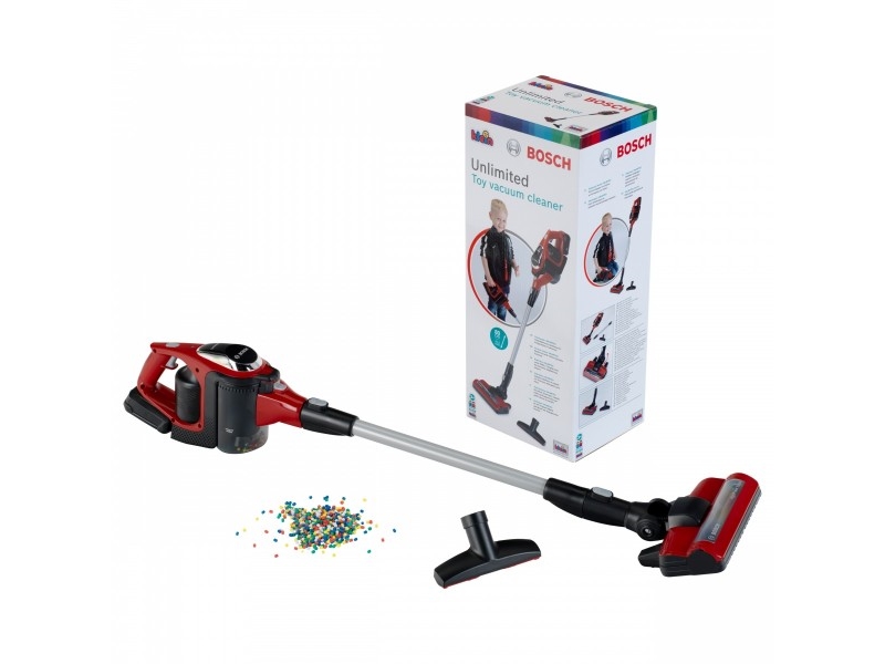 Theo Klein Bosch "Unlimited" Vacuum Cleaner, Red 6808