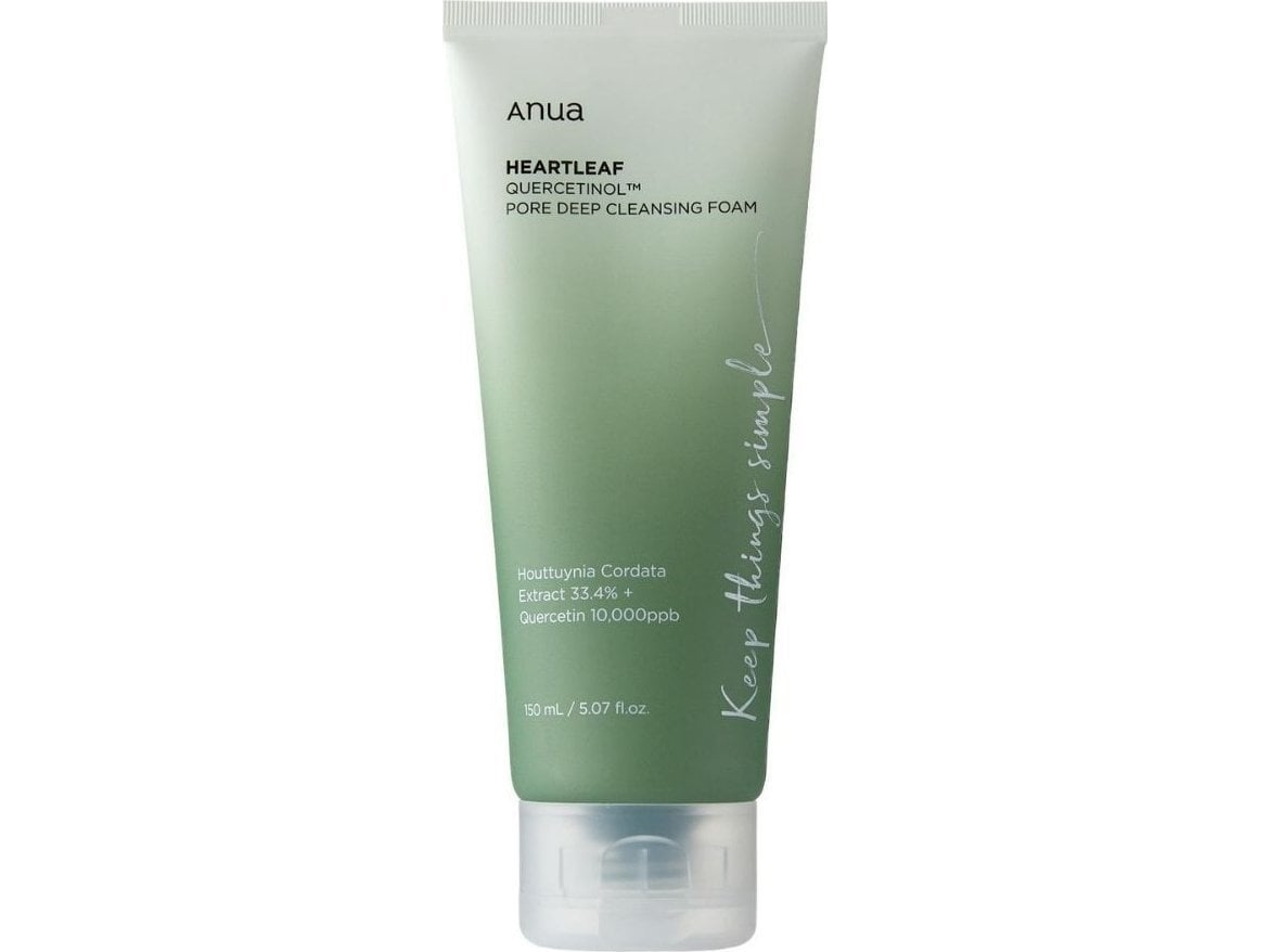 Anua Heartleaf Quercetinol Pore Deep Cleansing Foam, 150 ml