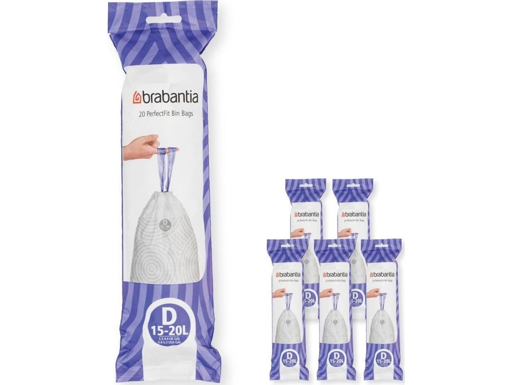 Brabantia Brabantia PerfectFit affaldspose 120 poser Model D, 15-20 L