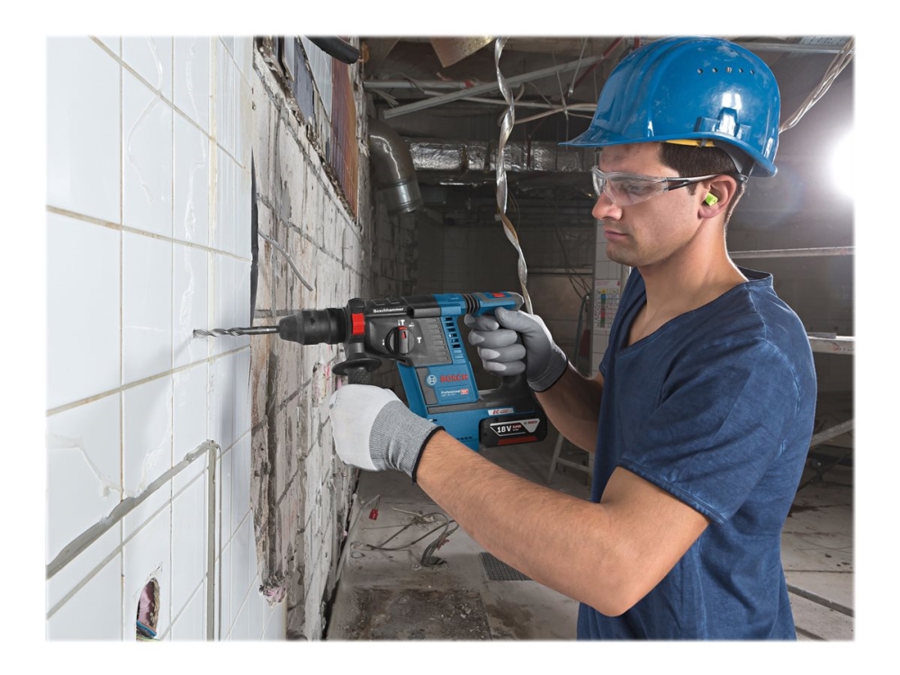 Bosch Gbh 18V-26, Schwarz, Blau, Rot, Deep Discharge, Überhitzung, Überlastschutz, 2,6 Cm, 890 Rpm, 2,6 J, 4350 Bpm - Solo
