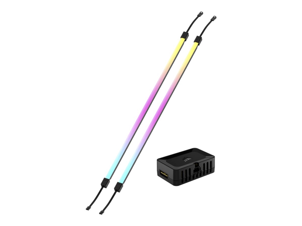 CORSAIR iCUE Link LS430 Aurora RGB - Belysningssats - svart - 430 mm | Belysning - Inomhusbelysning - Strips & Ljusband | GameStuff