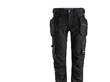Snickers Arbeitshose Größe 46 - Schwarz Mit Abnehmbarer Holstertasche - 6208