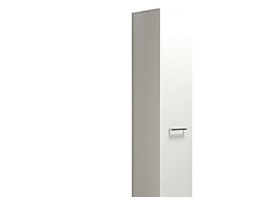 Dansani Højskab M/1 Låge - 172,8X30x35 Cm Glat, Hvid Mat, Venstre