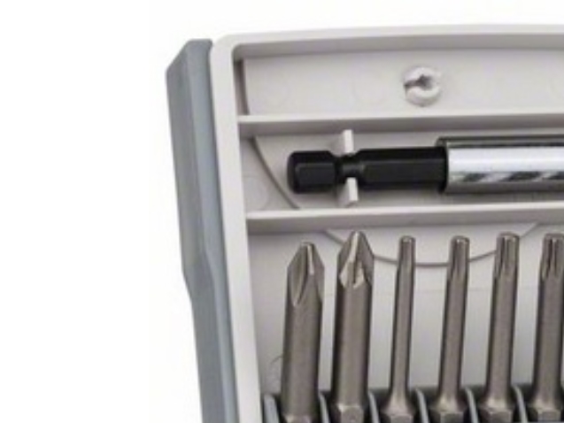 Bosch - Schraubendreher-Bit-Satz - 25 Stück - T10, T15, T20, T25, T30, T40, Ph2, Pz2 - Länge: 25 Mm, 49 Mm