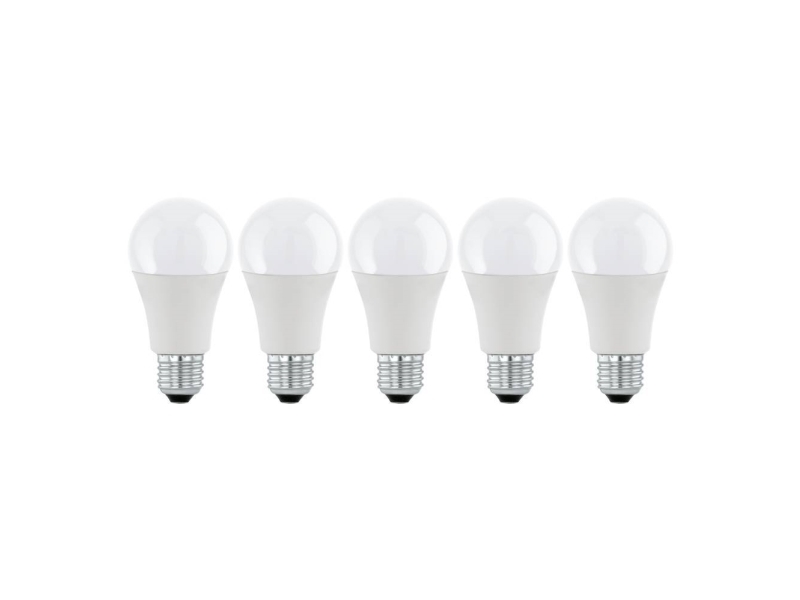 EGLO E27 A60 8,5W 806 lm 3000K 5 st opal | Belysning - Ljuskälla - E27 Ljuskälla | GameStuff