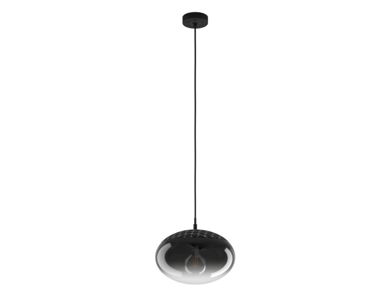 EGLO CURVE pendellampa E27 Ø330 SMOKE | Belysning - Inomhusbelysning - Taklampa & Pendellampa | GameStuff