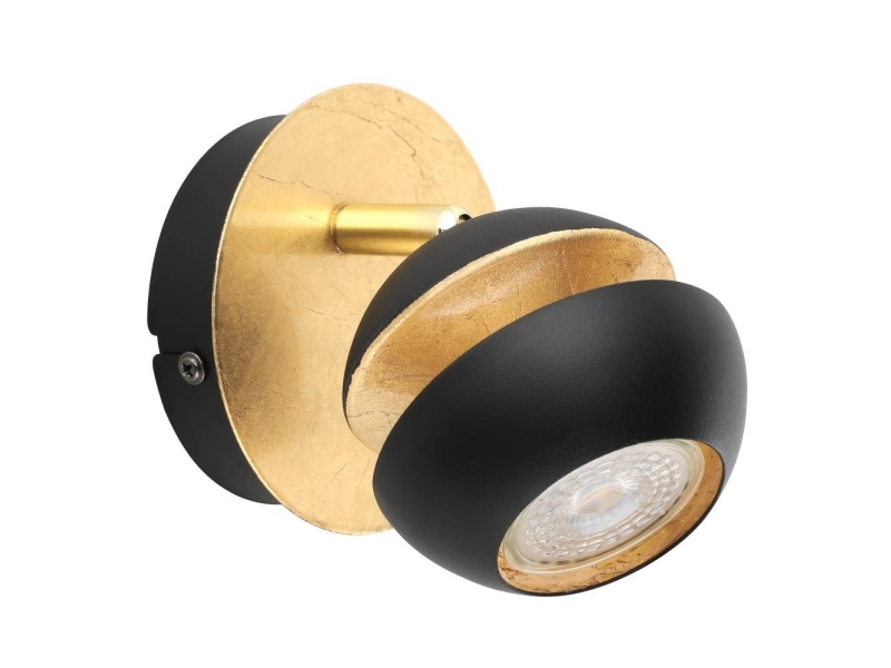 Eglo Nocito Spot Schwarz/Gold M/ Led.