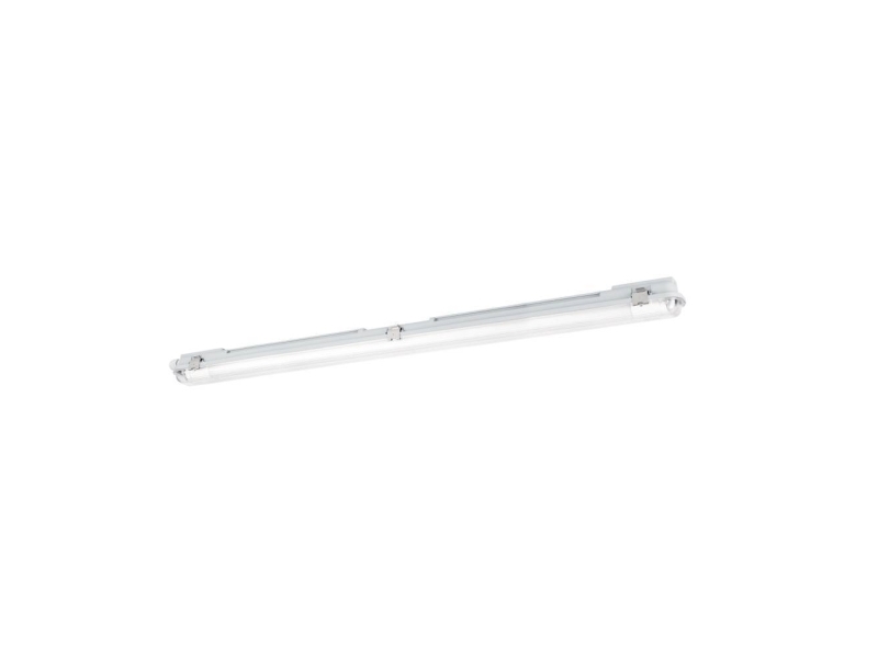 EGLO ECO TUBE-E ARMATUR L1285 1X18W IP65 GRÅ/TRANSP.