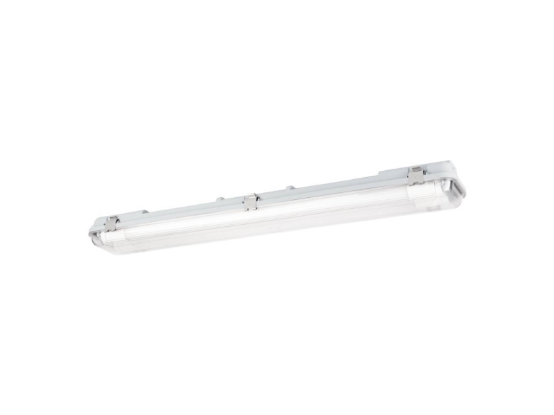 EGLO ECO TUBE-E ARMATUR L675 2X10W IP65 GRÅ/TRANSP.