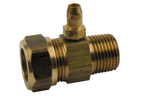 BROEN Gasprøvestuds 1/2 x18 mm | VVS Artiklar - Rör & Kopplingar - Kompression rördelar | GameStuff