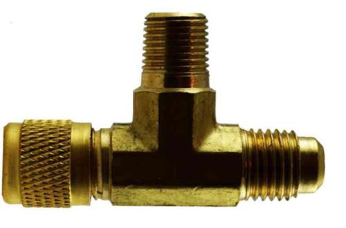 Tee A-31512 1/8""NPT x 1/4""x1/4"" fl
