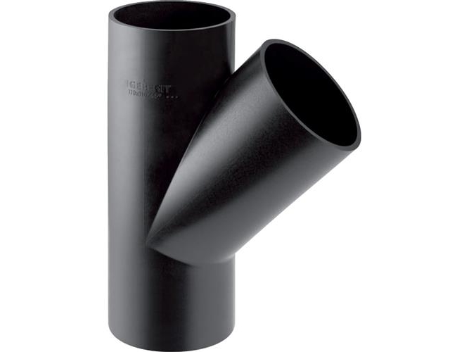 Grenrør PE 45gr ø110x63mm | VVS Artiklar - Dränering - PEH dränera | GameStuff