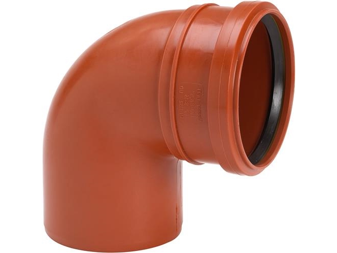 Uponor 160 mm 88 gr. PP-kloakbøjning