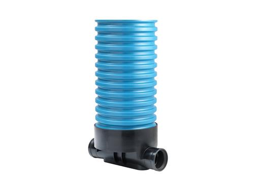 Wavin 315 x 2000 mm PVC-opføringsrør uden muffe, blå