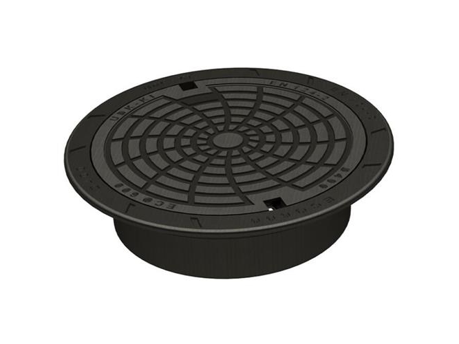 Karm ECO600 m/dæksel rund flyd 40t