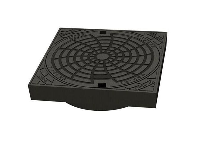 Karm ECO600 m/dæksel firkantet 40t