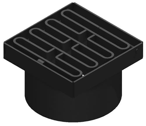 Rendestensrist Ø280 25T sort