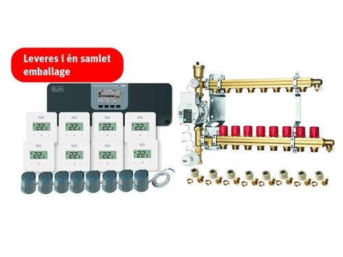 Roth Touchline SL gulvvarmestyring, trådløs, 8 kredse