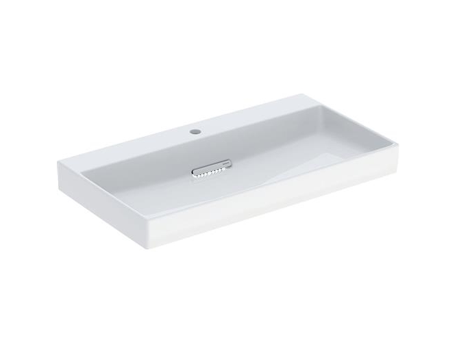 Håndvask One 90X48cm Hvid Hh/Mid V/Afløb