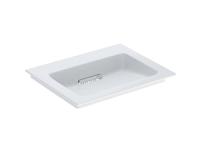 Håndvask ONE u/skab 60cm u/hh krea hvid