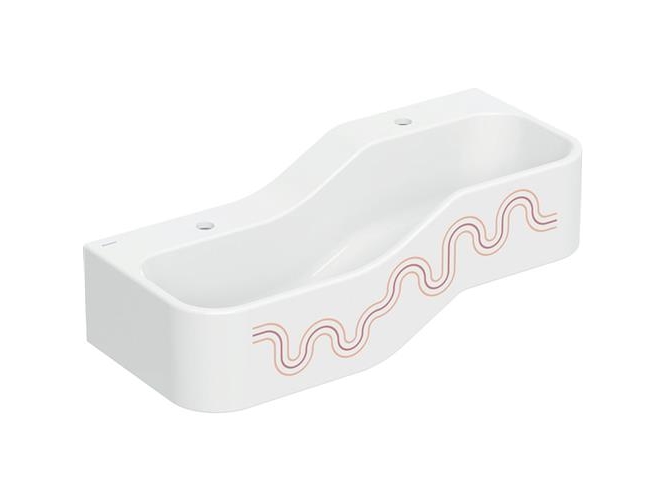 Håndvask Bambini 90Cm 2/Hh Karminrød