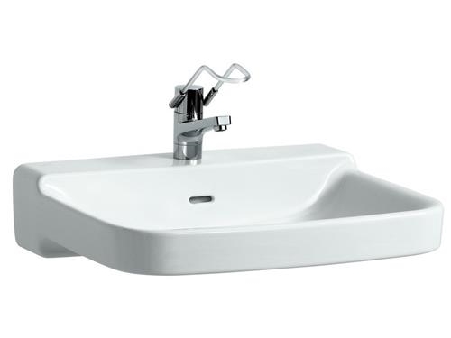Laufen Proliberty hospitalsvask 650x550mm med hanehul & overløb hvid porcelæn