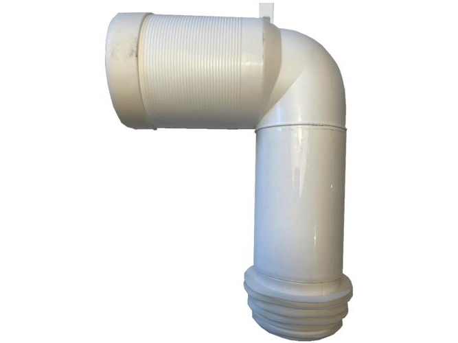 Tilslutningsrør SW 90 grader | VVS Artiklar - Badrum - Tillbehör för toalett | GameStuff