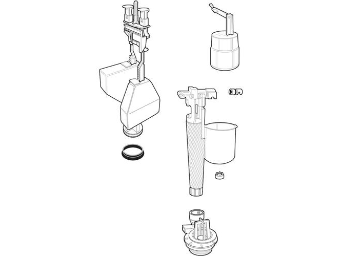 Ifö armaturpaket för minibutiker | VVS Artiklar - Badrum - Tillbehör för toalett | GameStuff