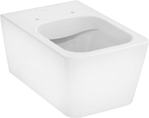 Hansgrohe EluPura Q 540 væghængt toilet, uden skyllekant, antibakteriel, hvid