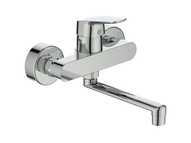 Ceraflex tvättställsblandare Ceraflex väggutlopp 200 krom | VVS Artiklar - Badrum - Badkarsblandare | GameStuff