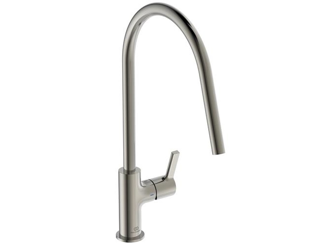 Küchenarm Gusto C-Auslauf Stahl