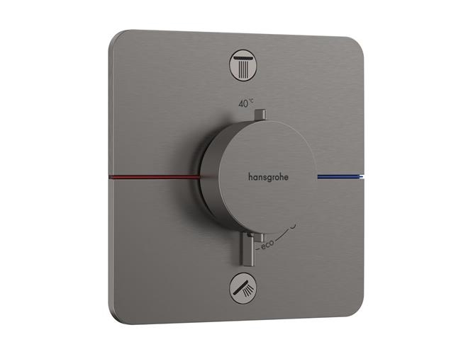 Termostat indb Select Q 2/udtag b/sort