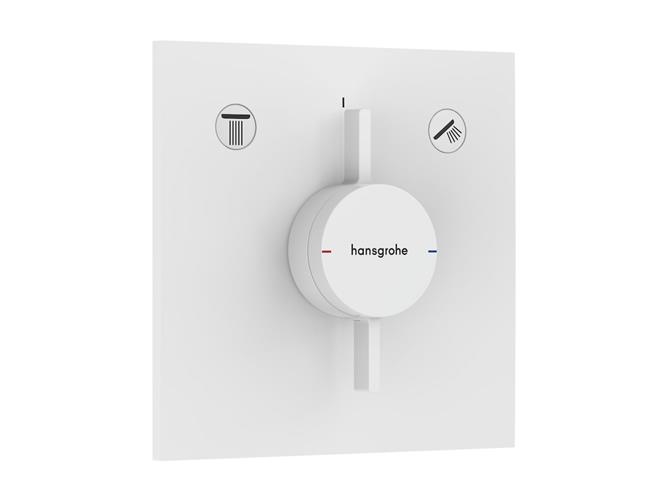 Thermostat Indb Duoturn E 2/Abgang Mattweiß