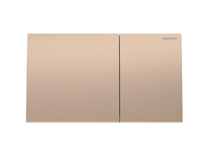 Geberit Sigma 70 Square betjeningsplade, børstet rødguld