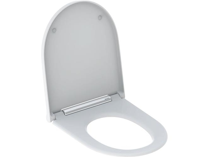Toalettstol ONE softclose vit/krom topmo | VVS Artiklar - Badrum - Toalettsitsar | GameStuff