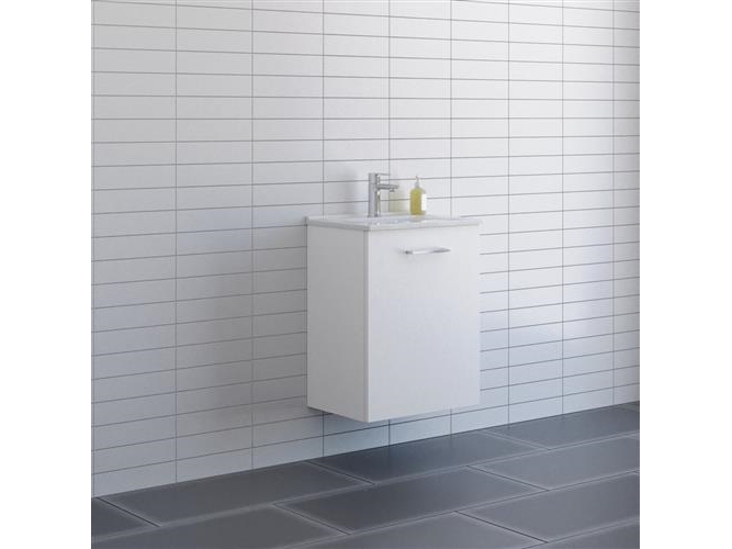 Møbelpakke 51cm 1 låge (H) vask mathvid | VVS Artiklar - Badrum - Badrumsmöbler | GameStuff