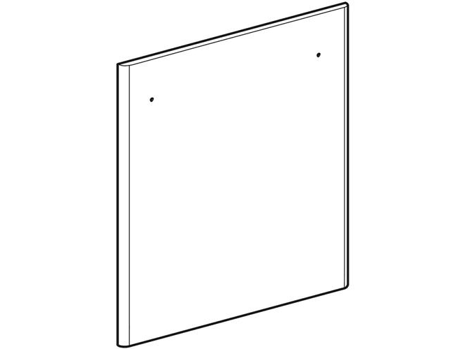 Låge T/Underskab T/Håndvask B=65Cm Grå