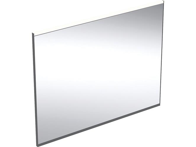 Spejl option plus sort m/lys 900x700mm