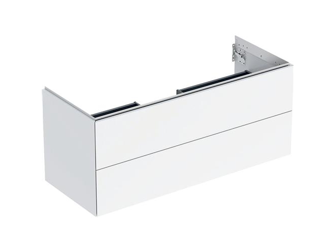 Underskåp ONE 2 lådor 118,4x50,4x47 vit | VVS Artiklar - Badrum - Badrumsmöbler | GameStuff