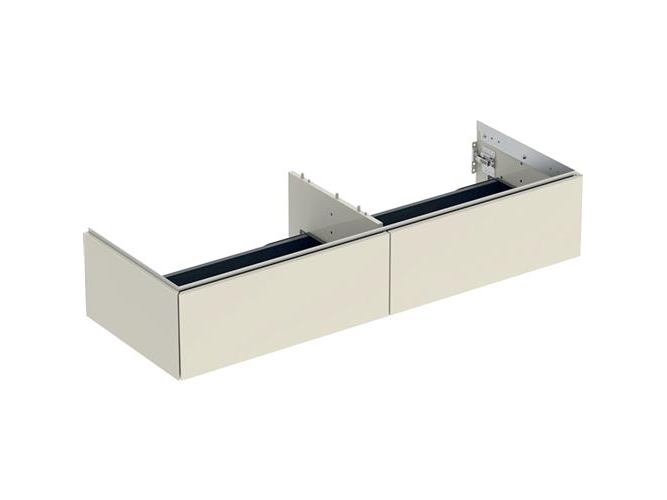 Underskab ONE 2 skuf 133,2x26,6x47 s grå | VVS Artiklar - Badrum - Badrumsmöbler | GameStuff