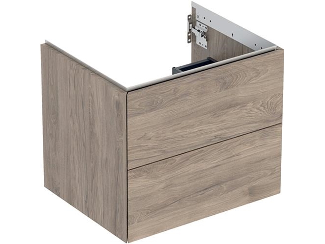 Underskåp ONE 2 lådor 59,2x50,4x47 mutter | VVS Artiklar - Badrum - Badrumsmöbler | GameStuff